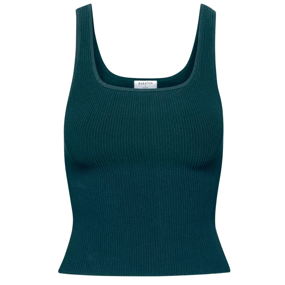 Babaton by Aritzia sculpt knit squareneck top